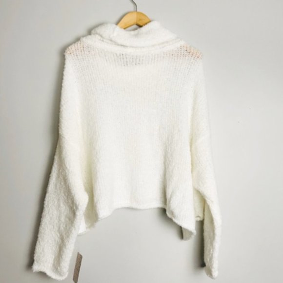 Free People ~ BFF Cowl Neck Sweater Pullover - Picture 7 of 8